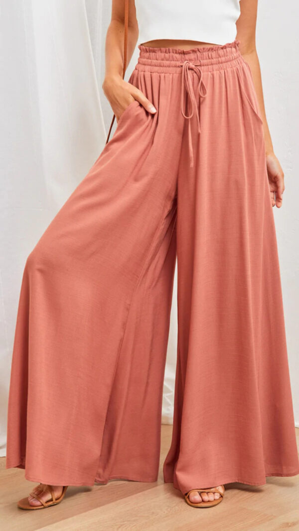 Womens Pants Wide Leg Loose Comfy Lounge Sweatpants With Pockets - Image 10