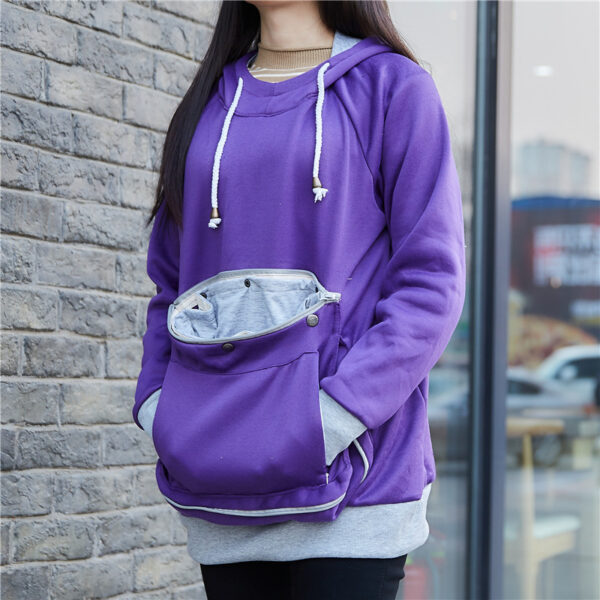 Women Pullover Hoodie Sweatshirt For Pets Cat Small Dog - Image 2