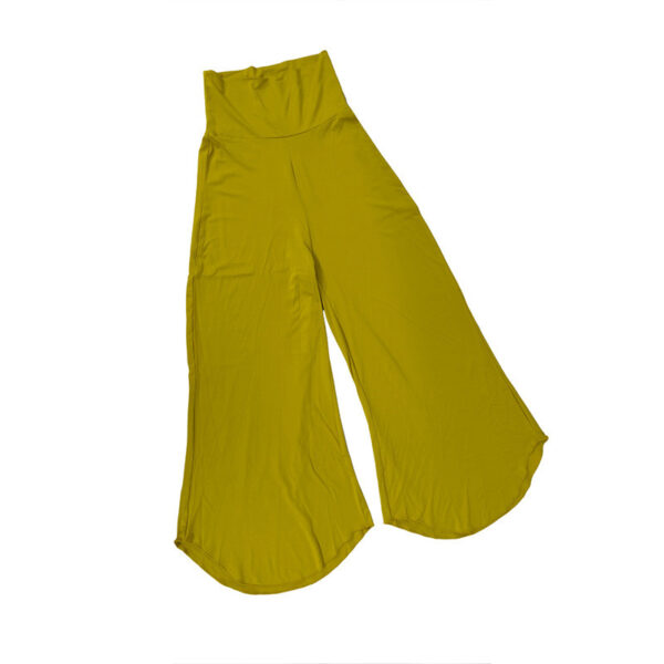 Bamboo Fiber Nude Feel Breathable High Waist Loose And Irregular Trousers Wide Leg Pants - Image 3