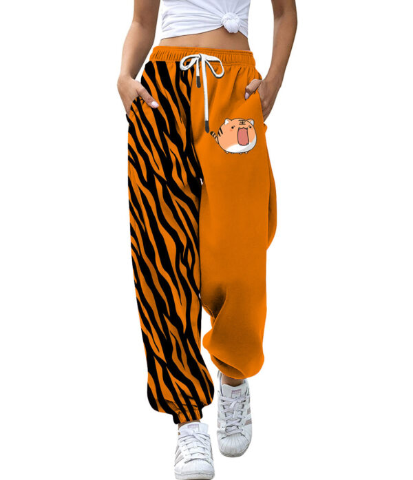 Ankle Banded Pants Slimming Printed Slim Sports High Waist - Image 7