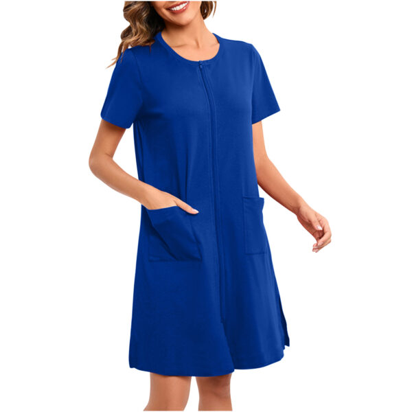 Loose Short-sleeved Plus Size Robe