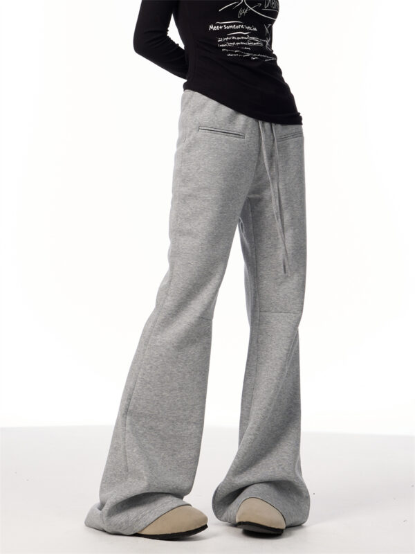 American Retro Slightly Flared Casual Sweatpants - Image 2