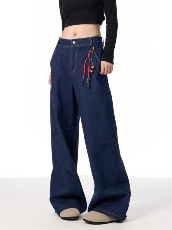 American Retro Lanyard Design Jeans - Image 6