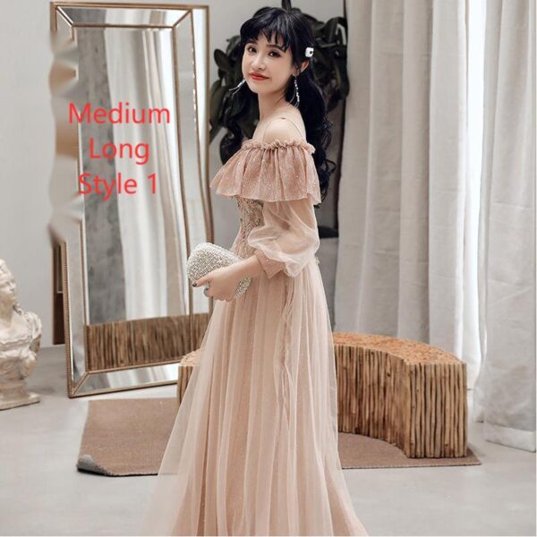 Bridesmaid Dress Temperament Sisterhood Wedding Dresses - Image 5
