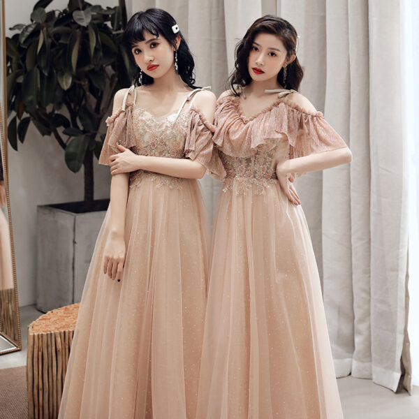 Bridesmaid Dress Temperament Sisterhood Wedding Dresses - Image 3