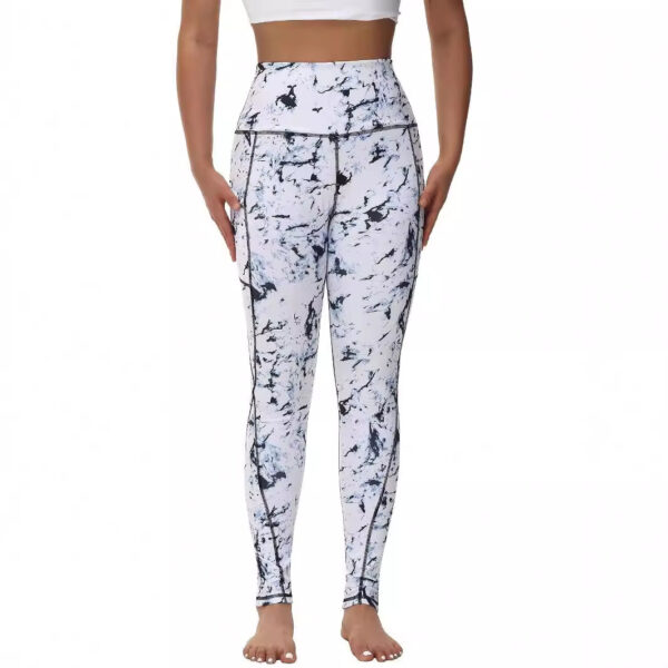 Pocket Stitching Fashion Sports Soft Yoga Pants - Image 9