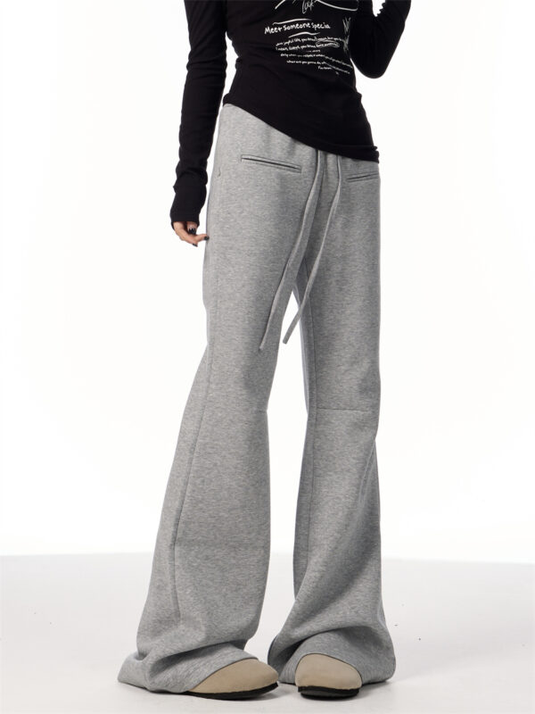 American Retro Slightly Flared Casual Sweatpants - Image 5