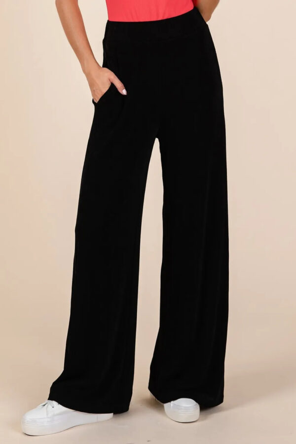 Mittoshop Elastic Waist Pants With Side Pockets - Image 2