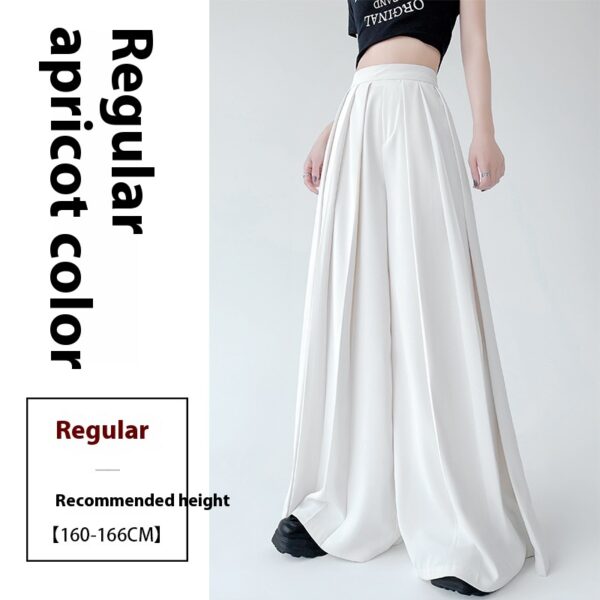 Suit Wide Leg Pants Women's Drooping Slimming Big Leg Mop Pants - Image 3