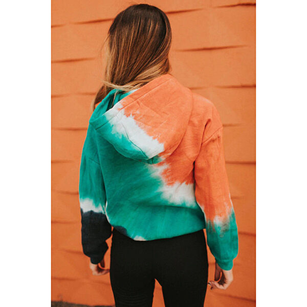 Loose Casual Sports Long-Sleeved Hooded Sweater - Image 5