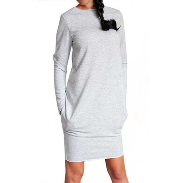 Solid color hip skirt - Image 5
