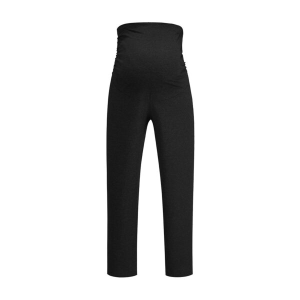 New Female Pregnant Women Straight-leg Pants Loose Clinch Adjustable Plus Size - Image 3