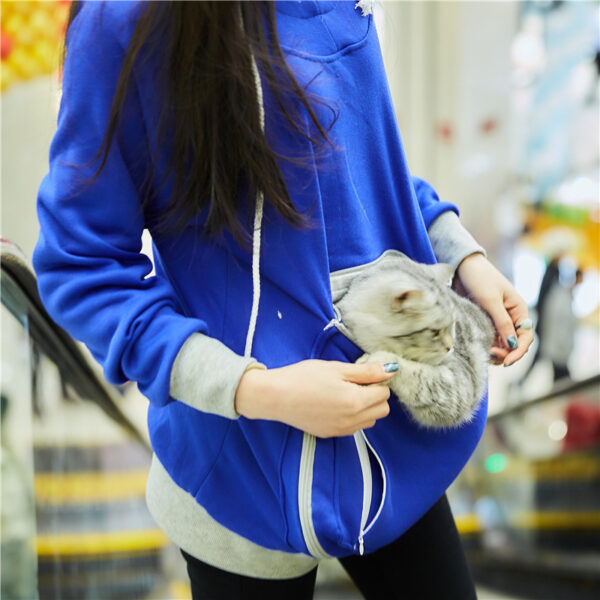 Women Pullover Hoodie Sweatshirt For Pets Cat Small Dog - Image 4