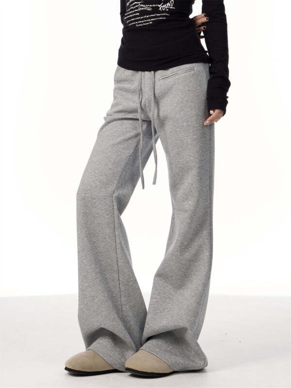 American Retro Slightly Flared Casual Sweatpants - Image 3