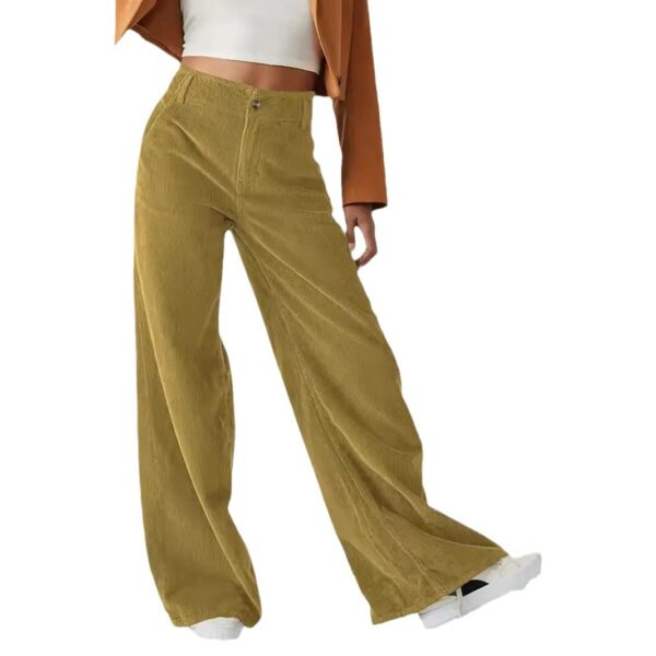 High Waist Drooping Slimming Casual Straight Pants Women's Trousers - Image 2