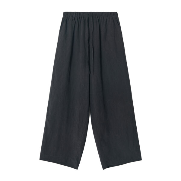 Design Elastic Waist Stone Washed Tencel Matte Casual Trousers - Image 6