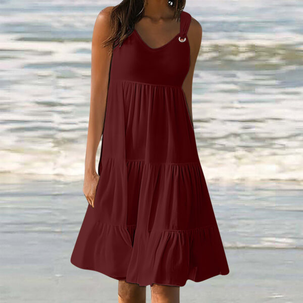 Casual Elegant Stitching Dress Women - Image 7