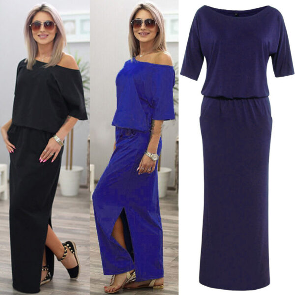 dress new summer dress for the summer women's European and American women's evening dress long skirt burst money wholesale - Image 3