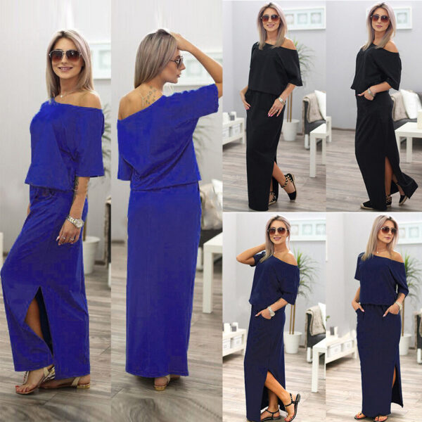 dress new summer dress for the summer women's European and American women's evening dress long skirt burst money wholesale - Image 6