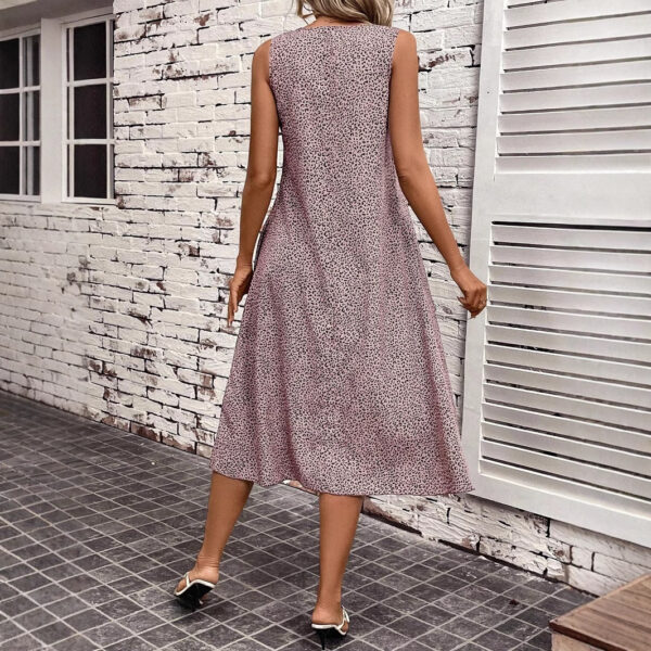 Casual Strap Floral Dress Women - Image 3