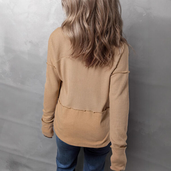 Autumn And Winter New Solid Color Loose Sweater Women's Top - Image 5