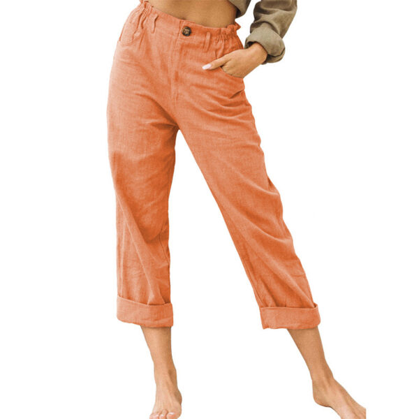 Women's Joggers Pants Fashion High Waist Casual Pants With Pockets - Image 9