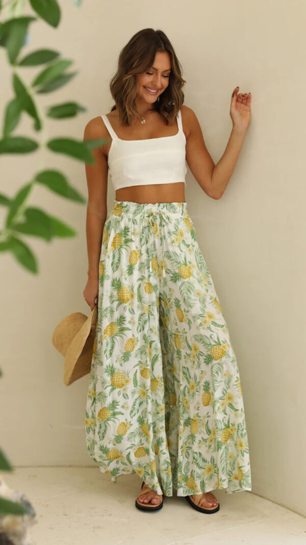 Womens Pants Wide Leg Loose Comfy Lounge Sweatpants With Pockets - Image 5