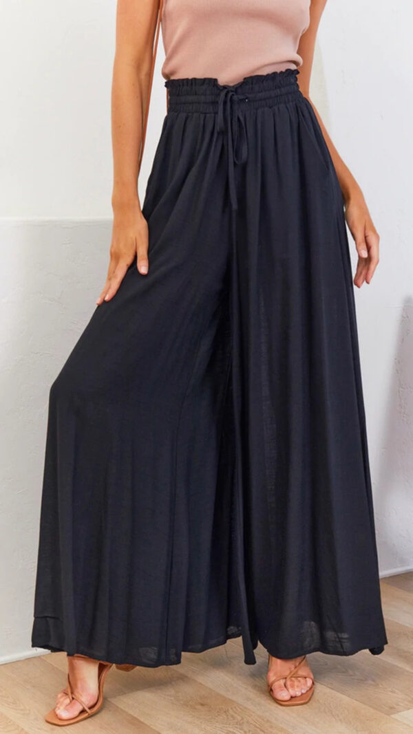 Womens Pants Wide Leg Loose Comfy Lounge Sweatpants With Pockets - Image 6
