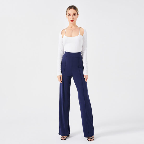 Solid Color Casual Pants Slim, High-waisted Bell Bottoms - Image 9