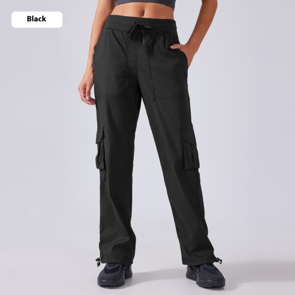 Multi-pocket Wide-leg Workwear Casual Pants - Image 9