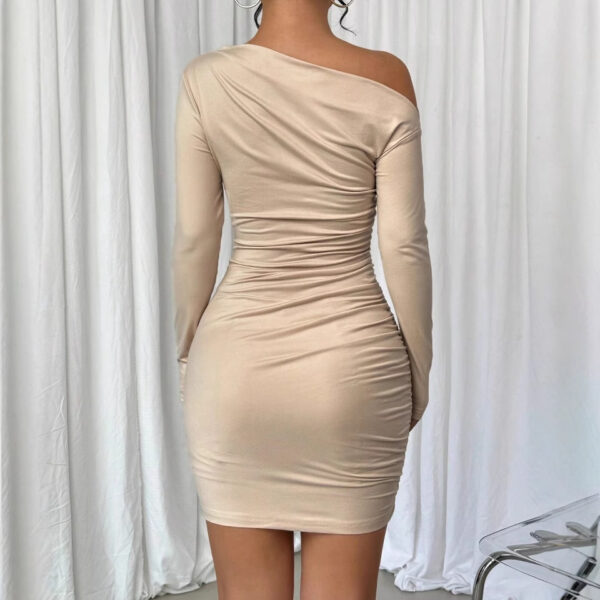 Comfort And Casual Long Sleeve Dress Women - Image 4