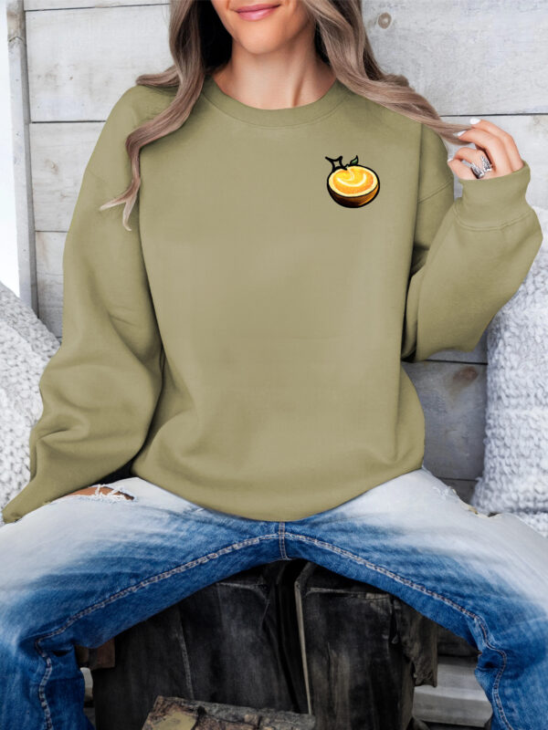 Women's Long Sleeved Printed Hoodie - Image 8