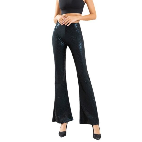 Fashion Scale Bronzing Bootcut Pants Women's Casual Pants - Image 2