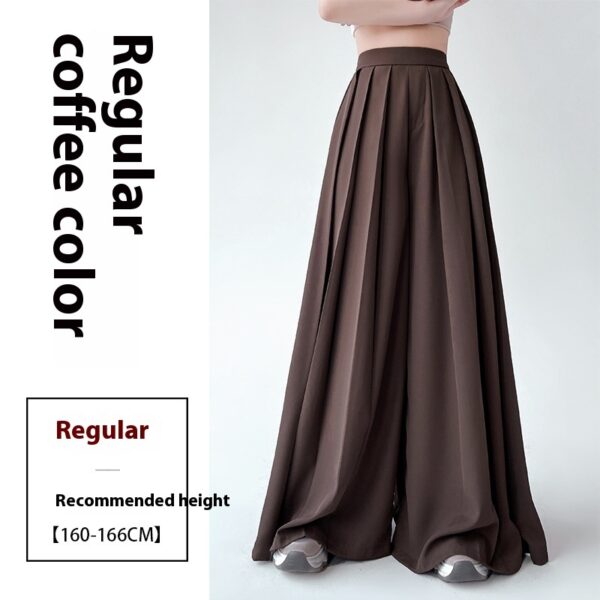 Suit Wide Leg Pants Women's Drooping Slimming Big Leg Mop Pants - Image 7