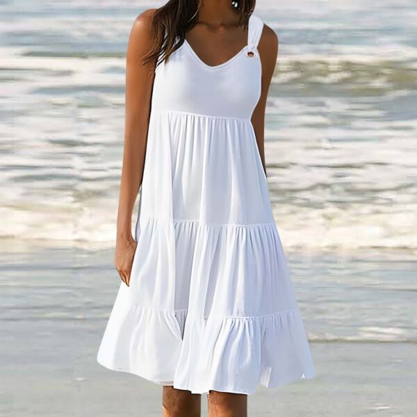 Casual Elegant Stitching Dress Women - Image 3