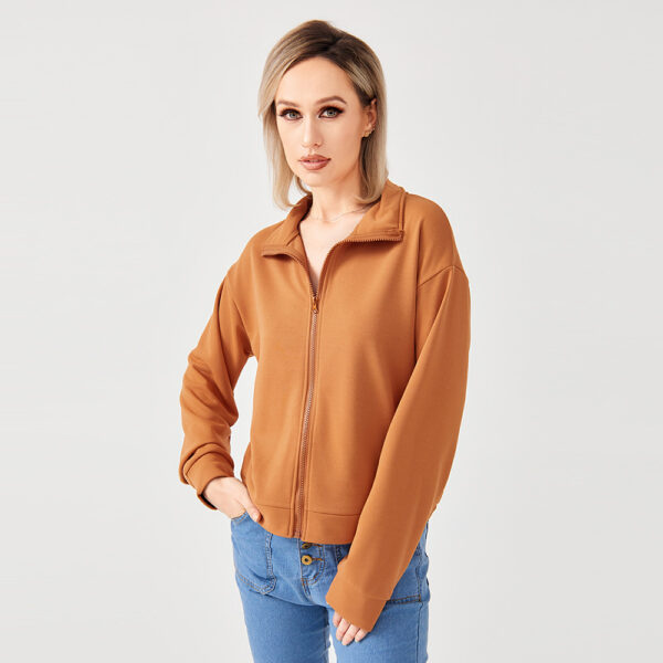 Women's Zipper Sweatshirt - Image 2