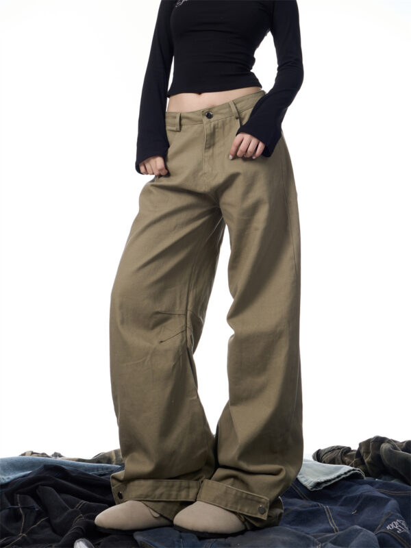 American Retro Loose Straight Casual Pants - Image 7