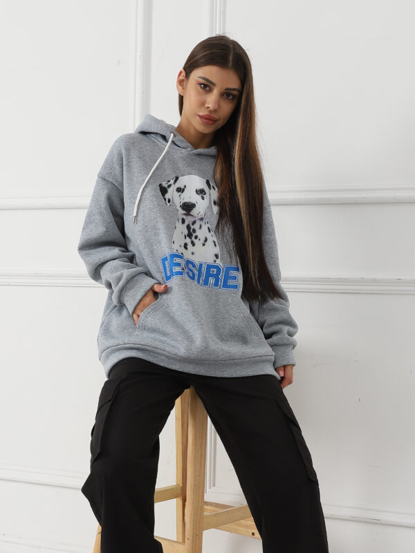 Women's Fashionable Casual Printed Long Sleeved Sweatshirt - Image 10