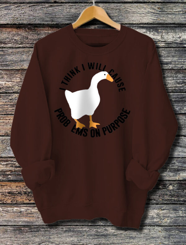 Women's Long Sleeved Printed Hoodie - Image 2