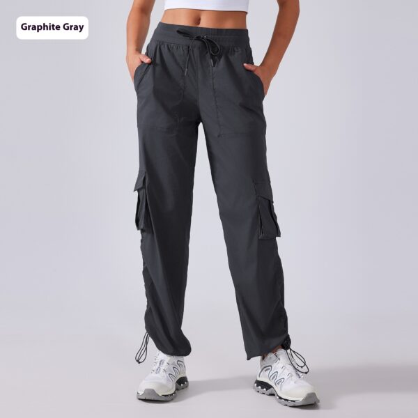 Multi-pocket Wide-leg Workwear Casual Pants - Image 5