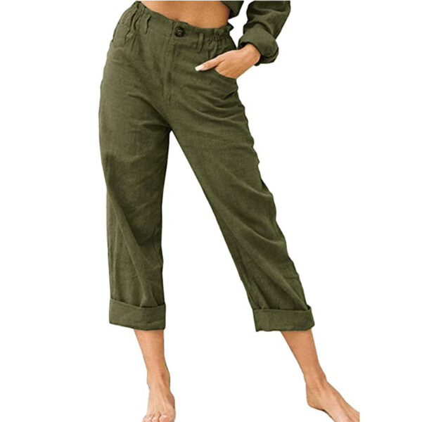 Women's Joggers Pants Fashion High Waist Casual Pants With Pockets - Image 10