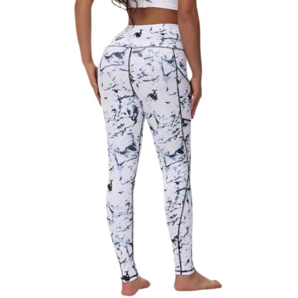 Pocket Stitching Fashion Sports Soft Yoga Pants - Image 6