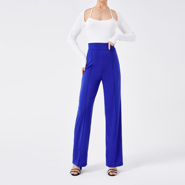 Solid Color Casual Pants Slim, High-waisted Bell Bottoms - Image 3