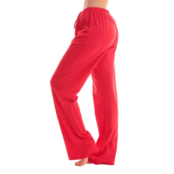 Drawstring Plaid Print Trousers Casual Loose Sports Home Pants Women - Image 5