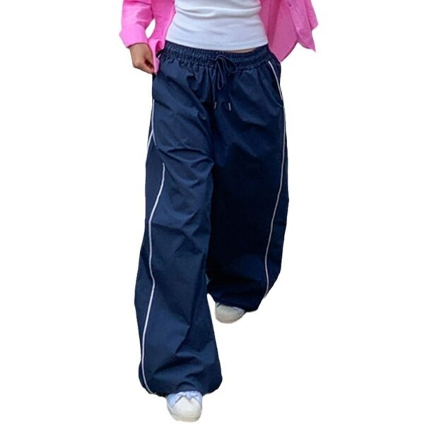 Straight All-matching Elastic Waist Pants - Image 6