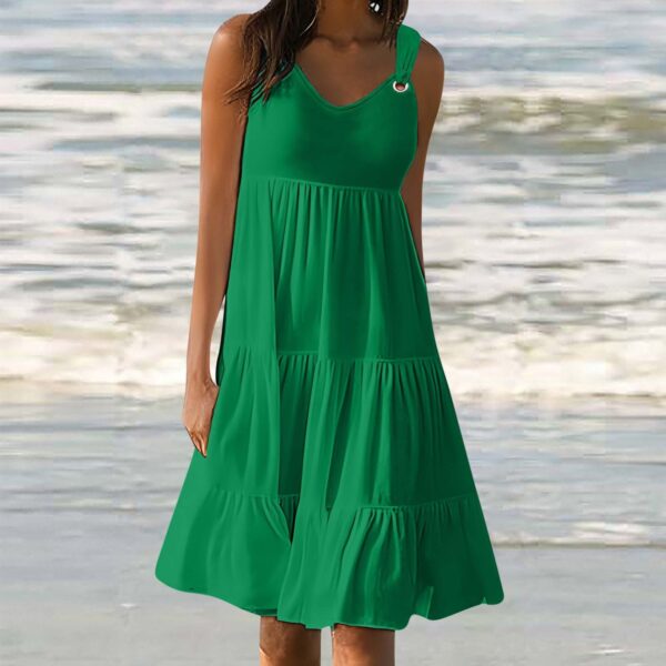 Casual Elegant Stitching Dress Women - Image 8