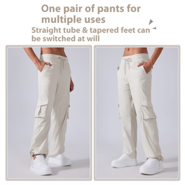 Multi-pocket Wide-leg Workwear Casual Pants - Image 7