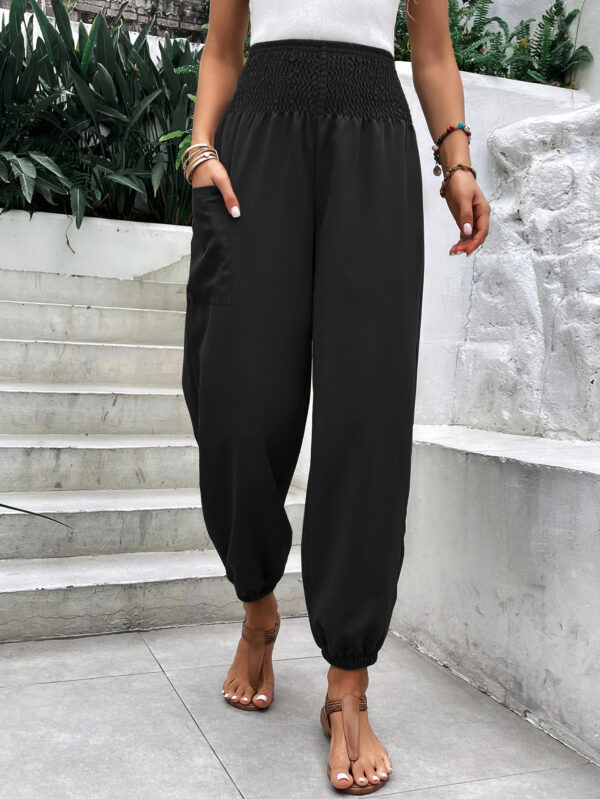 Elasticated High-waisted Wide-legged Niners - Image 2