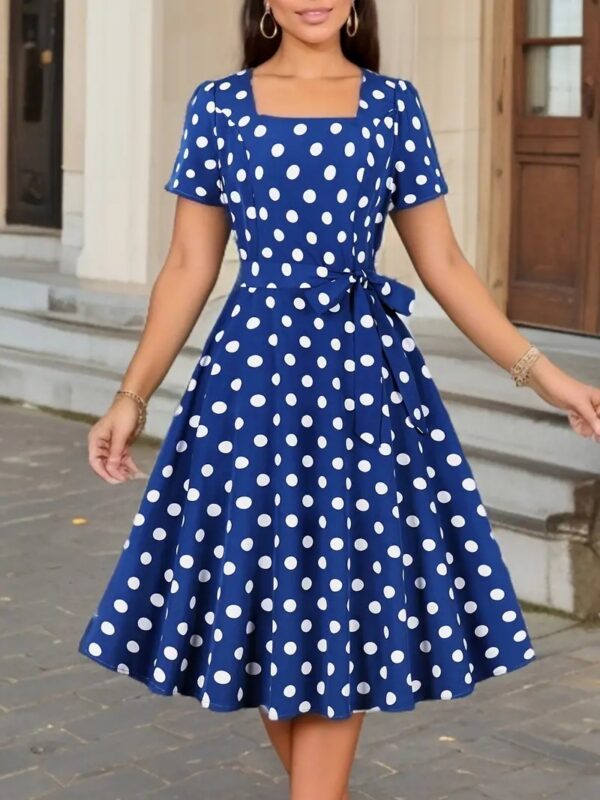 Waist Covering Belly Dress Women's Slim Fit Slimming - Image 8