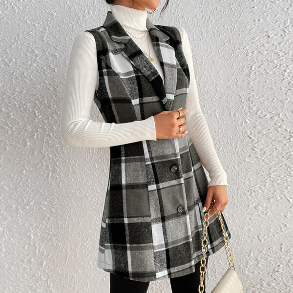 Fall Winter Fashion Personality Women's Sleeveless Dress - Image 3